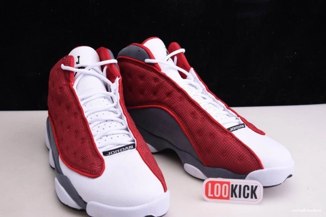 Retro Jordan Red Air Flint 414571-600 13 Grey Gym 1026